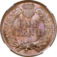 1898 Indian Cent (1c) REVERSE Image