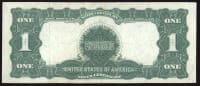 1899 $1 Black Eagle Silver Certificate REVERSE Image