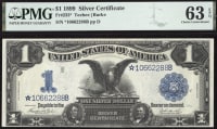 1899 $1 Black Eagle Silver Certificate OBVERSE Image