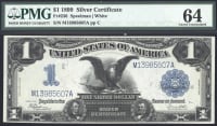 1899 $1 Black Eagle Silver Certificate OBVERSE Image