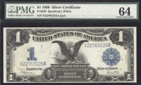 1899 $1 Black Eagle Silver Certificate Obverse Image