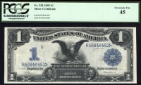 1899 $1 Black Eagle Silver Certificate Obverse Image