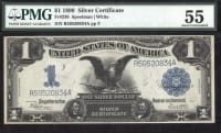 1899 $1 Black Eagle Silver Certificate Obverse Image