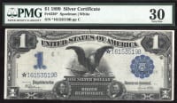 1899 $1 Black Eagle Silver Certificate (Star Note) Obverse Image