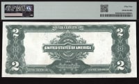 1899 $2 Mini Porthole Silver Certificate Reverse Image