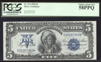1899 $5 Chief Silver Certificate Obverse Image