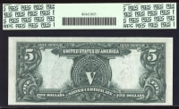 1899 $5 Chief Silver Certificate Reverse Image