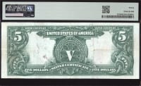 1899 $5 Chief Silver Certificate Reverse Image