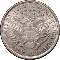 1899 Barber Half Dollar (50c) Reverse Image