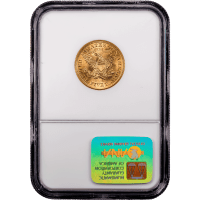 1899 Liberty Gold Half Eagle ($5) Reverse Slab Image