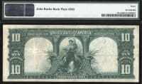 1901 $10 Bison Legal Tender Reverse Image