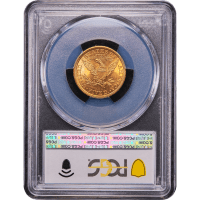 1901 Liberty Gold Half Eagle ($5) Reverse Slab Image