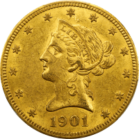 1901-O Liberty Gold Eagle ($10) OBVERSE Image