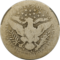 1901-S Barber Quarter (25c) Reverse Image