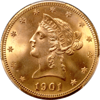 1901-S Liberty Gold Eagle ($10) Obverse Image