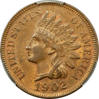 1902 Indian Cent (1c) OBVERSE Image