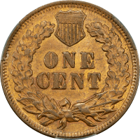 1902 Indian Cent (1c) Reverse Image