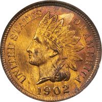 1902 Indian Cent (1c) OBVERSE Image