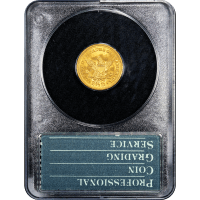 1903 Liberty Gold Quarter Eagle ($2.50) Rattler Reverse Slab Image