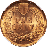 1904 Indian Cent (1c) Reverse Image