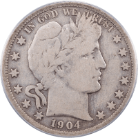 1904-S Barber Half Dollar (50c) Obverse Image