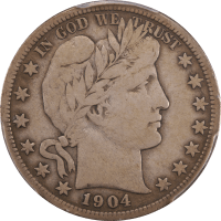 1904-S Barber Half Dollar (50c) Obverse Image