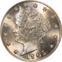 1905 Liberty Nickel (5c) OBVERSE Image