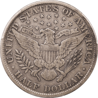 1906 Barber Half Dollar (50c) Reverse Image