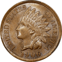 1906 Indian Cent (1c) Obverse Image