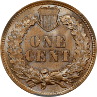 1906 Indian Cent (1c) Reverse Image