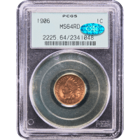 1906 Indian Cent (1c) OGH Obverse Slab Image