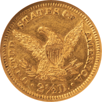 1906 Liberty Gold Quarter Eagle ($2.50) Reverse Image