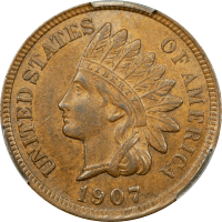 1907 Indian Cent (1c) Obverse Image