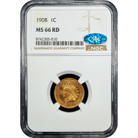 1908 Indian Cent (1c) SLAB Image