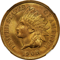 1908 Indian Cent (1c) OBVERSE Image