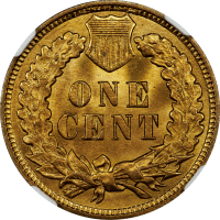1908 Indian Cent (1c) REVERSE Image