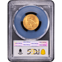 1908 Indian Gold Half Eagle ($5) Reverse Slab Image