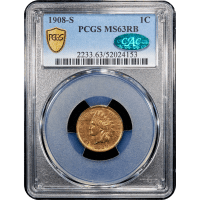 1908-S Indian Cent (1c) Obverse Slab Image
