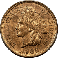 1908-S Indian Cent (1c) Obverse Image