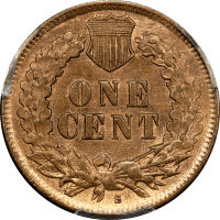 1908-S Indian Cent (1c) Reverse Image