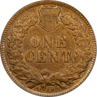 1909-S Indian Cent (1c) Reverse Image