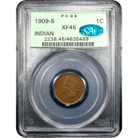 1909-S Indian Cent OGH SLAB Image