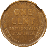 1909-S VDB Lincoln Cent (1c) Reverse Image