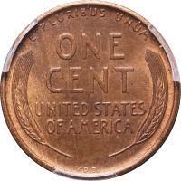 1909-S VDB Lincoln Cent (1c) REVERSE Image