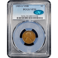 1909-S VDB Lincoln Cent (1c) SLAB Image