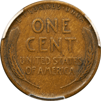 1909-S VDB Lincoln Cent (1c) REVERSE Image