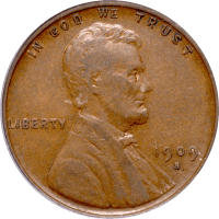 1909-S VDB Lincoln Cent (1c) Obverse Image