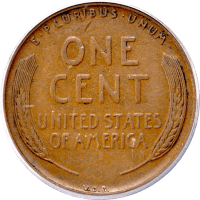 1909-S VDB Lincoln Cent (1c) Reverse Image