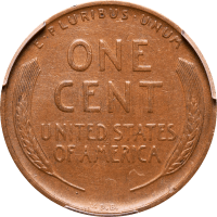 1909-S VDB Lincoln Cent (1c) REVERSE Image