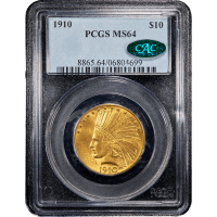 1910 Indian Gold Eagle ($10) Obverse Slab Image